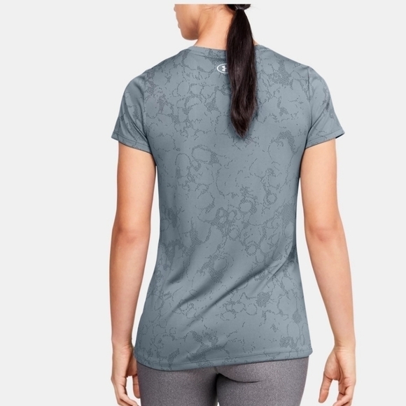 Under Armour Women's UA Tech™ Marble Jacquard Short Sleeve - Picture 2 of 6